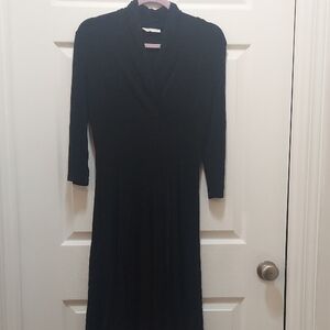 Coldwater Creek Black Midi Dress